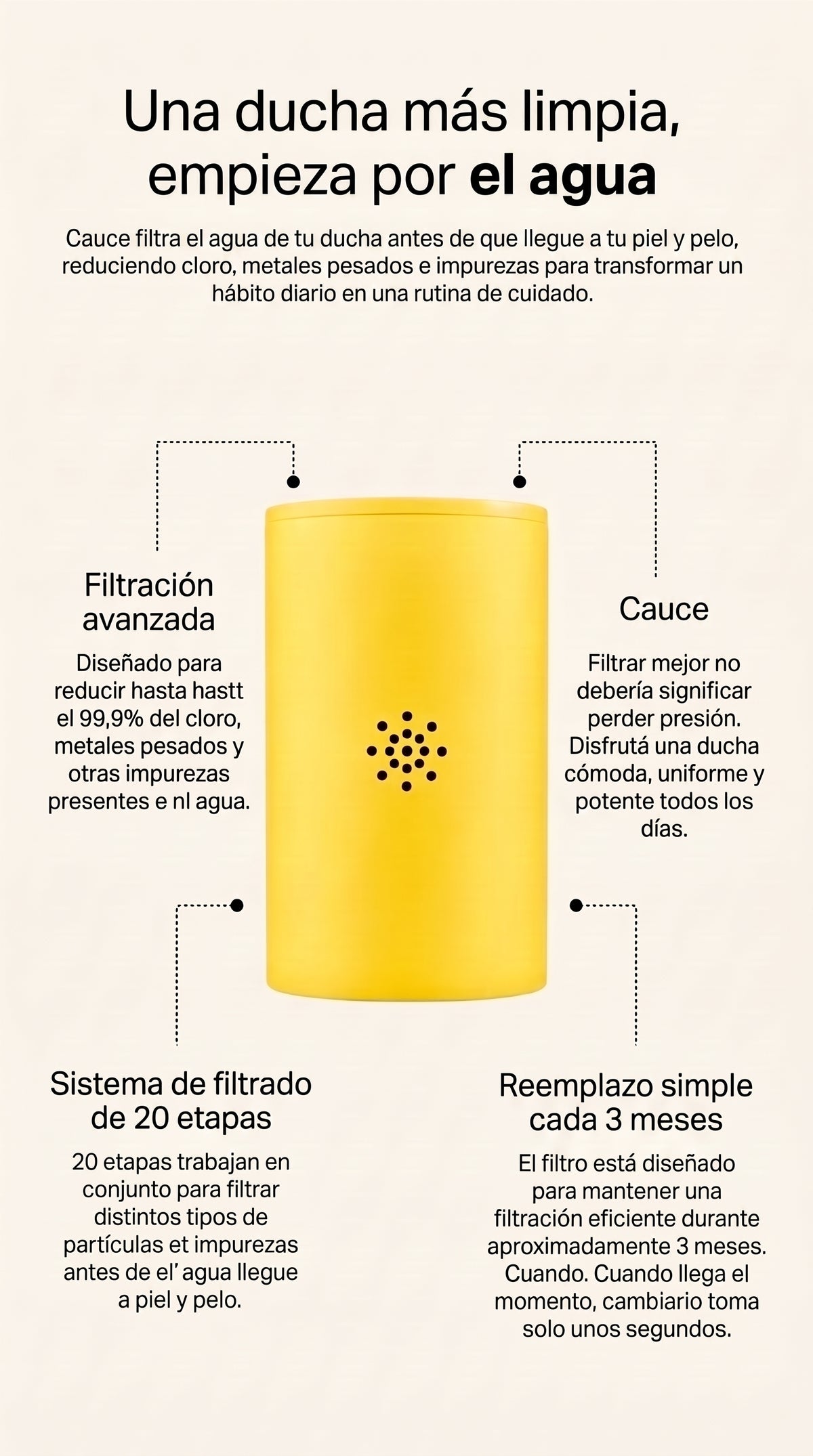 CAUCE · Cartucho de recambio